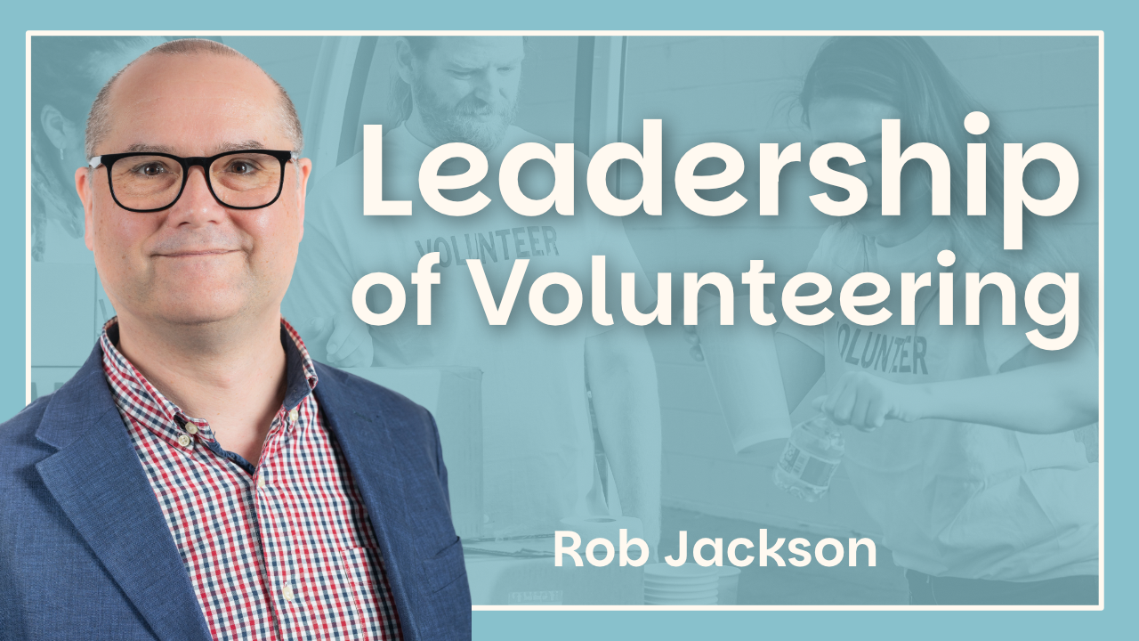 Where should leadership of volunteering sit in an organisation
