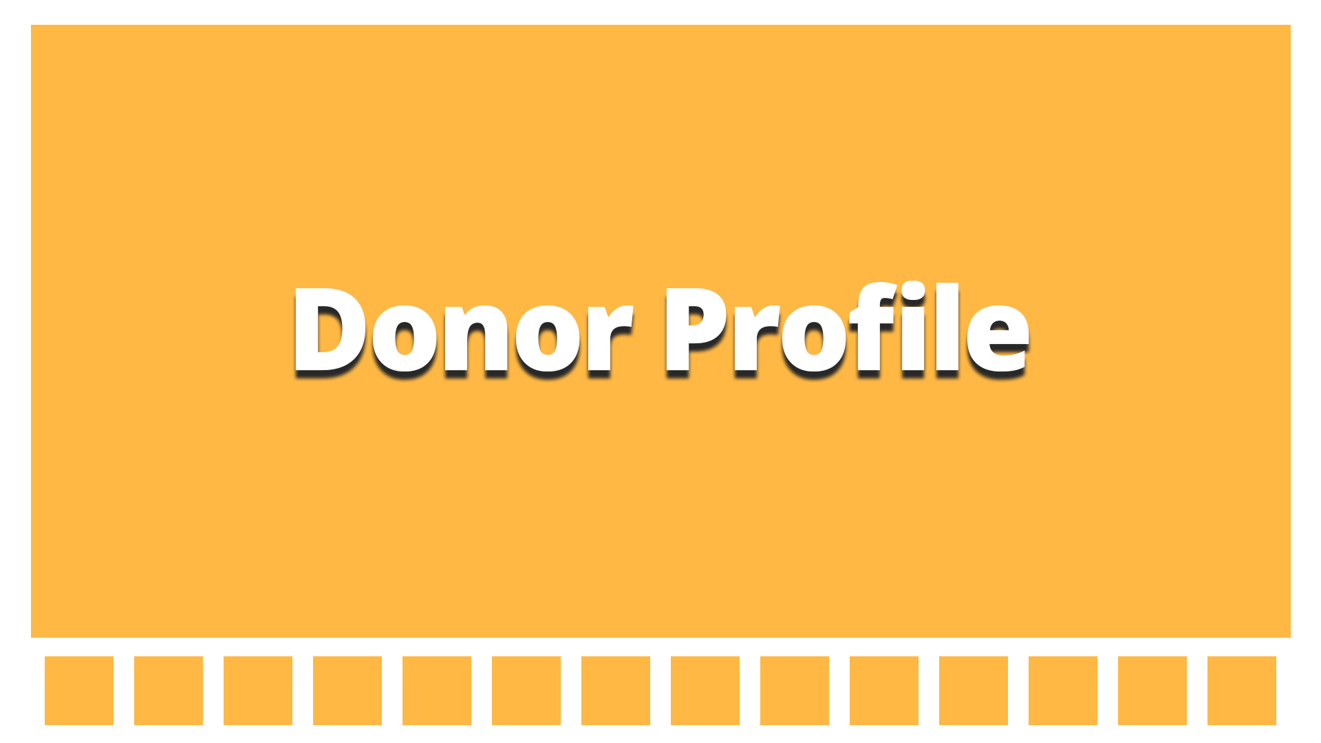 donor profule